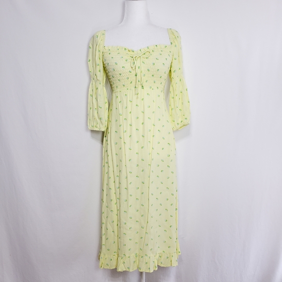 NEW- FAITHFULL THE BRAND Nora Midi Dress - Picture 7 of 11